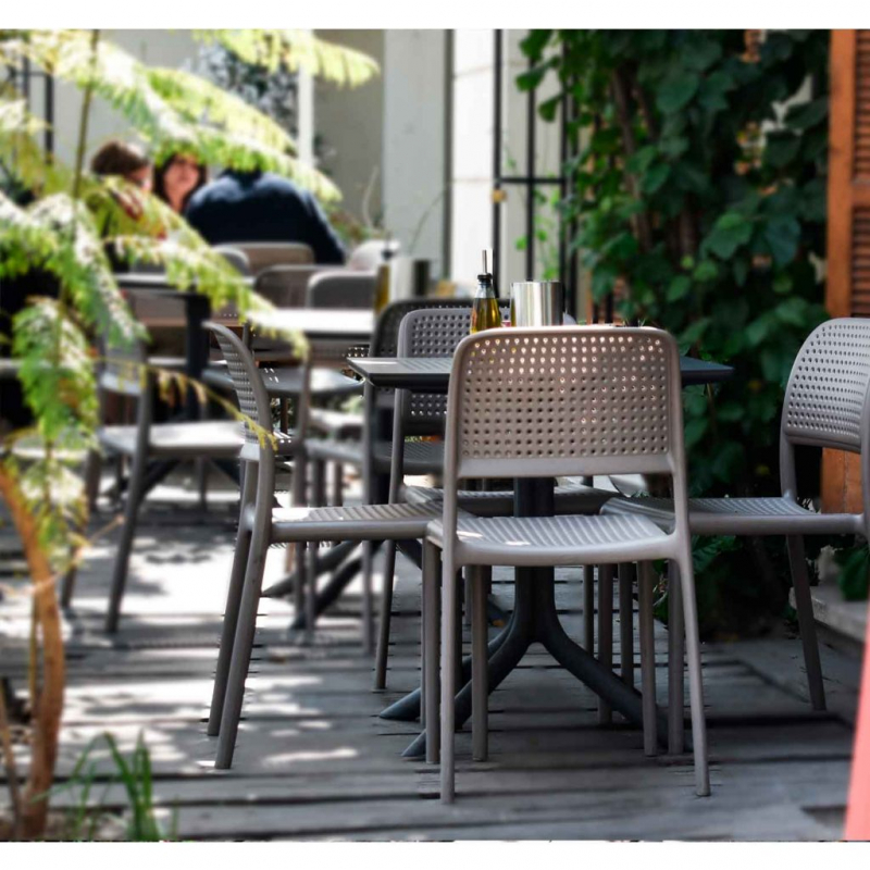 Стул пластиковый Bora Bistrot, тортора