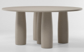 Стол бетонный обеденный Kettal Colonnato архитектурный бетон Фото 9