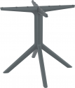 Подстолье пластиковое Siesta Contract Sky Legs сталь, пластик темно-серый Фото 5