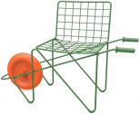 Стул детский Magis Trotter сталь, полипропилен зеленый, оранжевый Фото 1