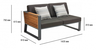 Модуль левый металлический с подушками-thumbs-Фото3