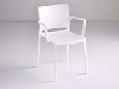 Кресло пластиковое Gaber Bakhita B технополимер белый Фото 4