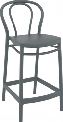 Стул пластиковый полубарный Victor Bar 65