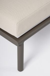 Лаунж-лежак плетеный двойной с подушками Garden Relax Lanai сталь, роуп, олефин какао Фото 12