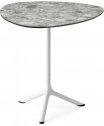 Стол ламинированный обеденный Scab Design Tripe сталь, компакт-ламинат HPL белый, зернистый Фото 1