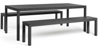 Комплект металлической мебели Set Rio Bench Alu