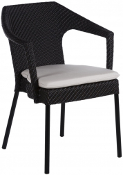 Кресло плетеное с подушкой-thumbs-Фото1