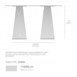 Подстолье пластиковое двойное-thumbs-Фото3