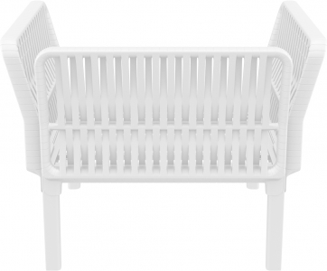 Кресло пластиковое с подушками Siesta Contract Portofino Lounge стеклопластик, полипропилен, полиэстер белый, бежевый Фото 5