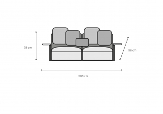 Диван двухместный мягкий-thumbs-Фото3