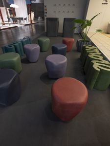 Столик пластиковый журнальный SLIDE Reborn Standard полиэтилен ирис фиолетовый Фото 5