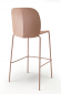 Стул пластиковый полубарный Scab Design Mentha Go Green сталь, технополимер карамельный Фото 4