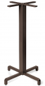 Подстолье металлическое барное Nardi Fiore High алюминий кофе Фото 1