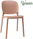 Стул пластиковый Hug Go Green, карамельный