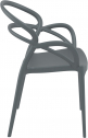 Кресло пластиковое Siesta Contract Mila стеклопластик темно-серый Фото 8