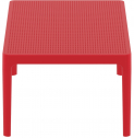 Столик пластиковый журнальный Siesta Contract Sky Lounge Table сталь, пластик красный Фото 6