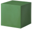 Пуф пластиковый SLIDE Cubo 40 Standard полиэтилен зеленый Фото 1