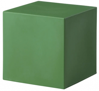 Пуф пластиковый SLIDE Cubo 40 Standard полиэтилен зеленый Фото 1
