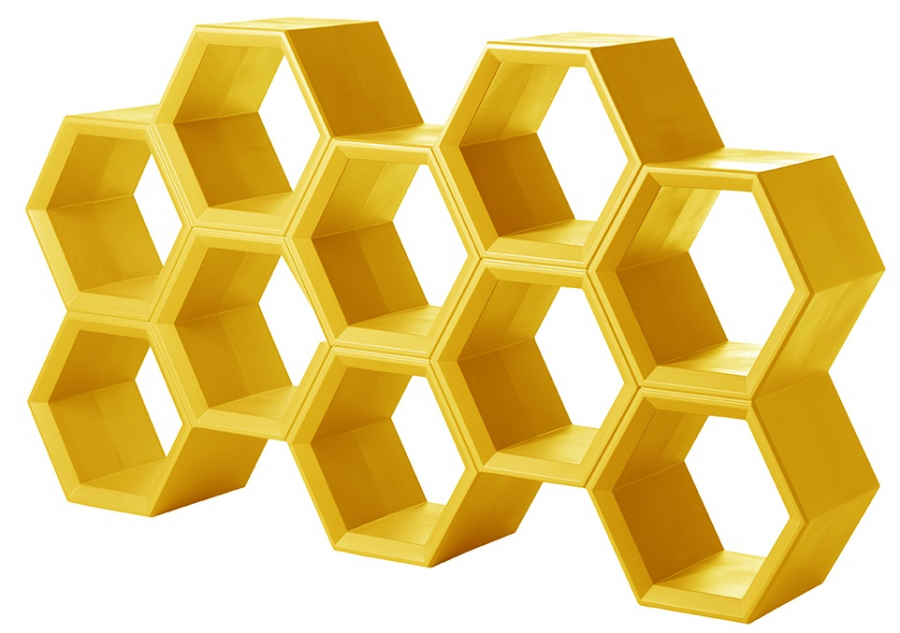 Стеллаж пластиковый книжный Hexa Standard