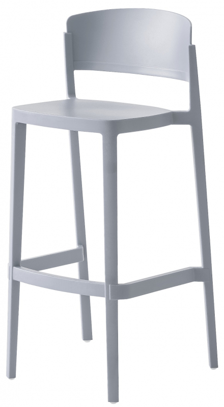 Стул пластиковый барный Abuela Stool 77
