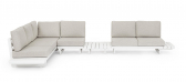 Комплект лаунж мебели Garden Relax Infinity алюминий, олефин белый, бежевый Фото 20