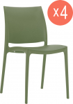 Комплект пластиковых стульев Maya Set 4