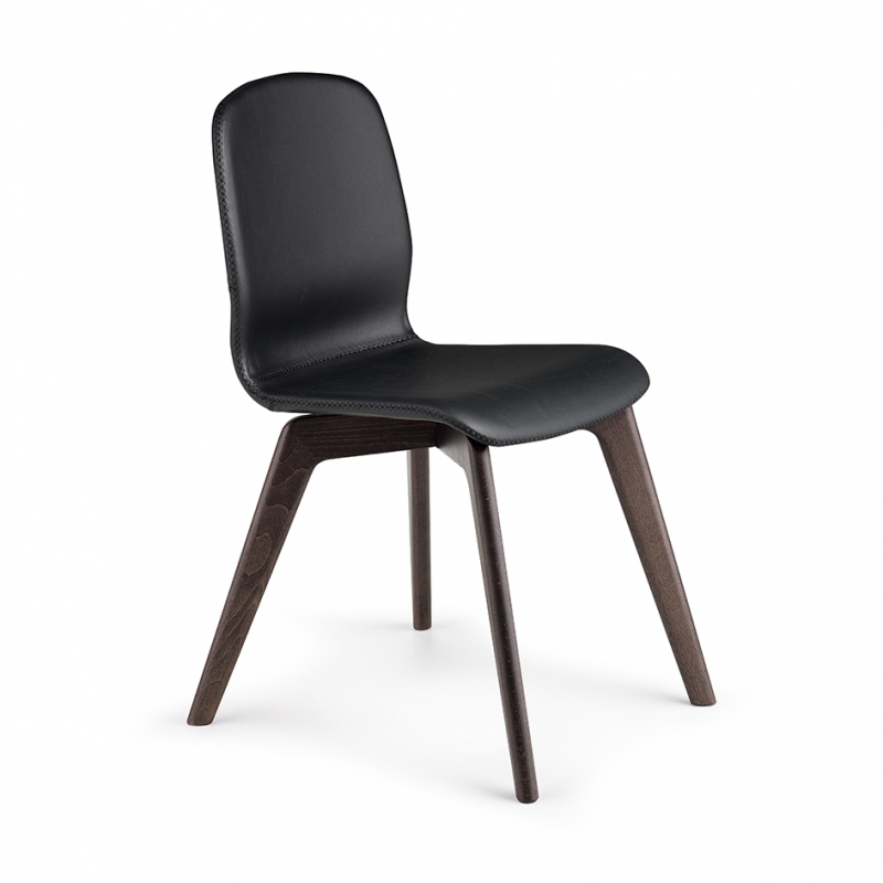 Стул с обивкой Glamour Wood Up