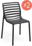 Комплект пластиковых стульев Doga Bistrot Set 2