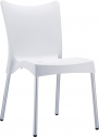 Стул пластиковый Siesta Contract Juliette алюминий, полипропилен белый Фото 1