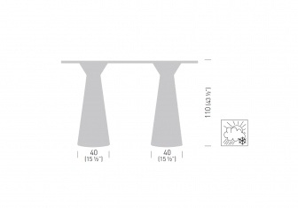 Подстолье пластиковое двойное барное-thumbs-Фото3