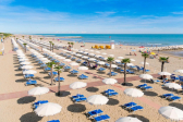 Зонт пляжный профессиональный Ø2.4 м Crema Poseidon алюминий, акрил Фото 8
