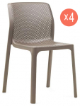 Комплект пластиковых стульев Bit Set 4