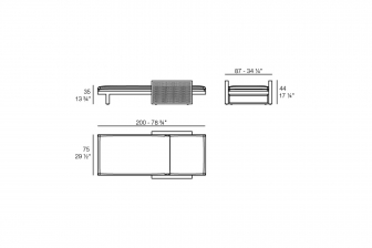 Лежак металлический с матрасом-thumbs-Фото3