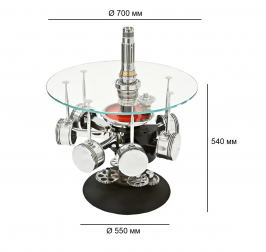 Столик кофейный дизайнерский-thumbs-Фото3
