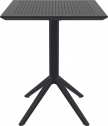 Стол пластиковый складной Siesta Contract Sky Folding Table 60 сталь, пластик черный Фото 12