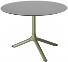 Столик ламинированный кофейный Scab Design Tripe сталь, компакт-ламинат HPL оливковый, светло-серый Фото 1