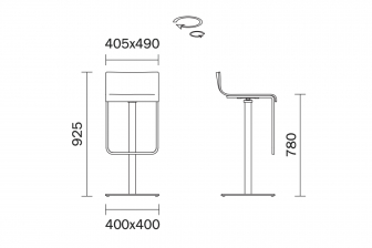 Стул барный вращающийся-thumbs-Фото3