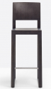 Стул деревянный полубарный PEDRALI Brera дуб венге Фото 10