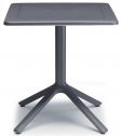 Стол пластиковый обеденный Scab Design Eco Fixed алюминий, технополимер антрацит Фото 3