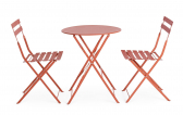 Комплект обеденной складной мебели Garden Relax Austin сталь терракотовый Фото 3