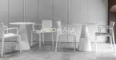 Стол пластиковый обеденный PEDRALI Ikon полипропилен, компакт-ламинат HPL белый Фото 9