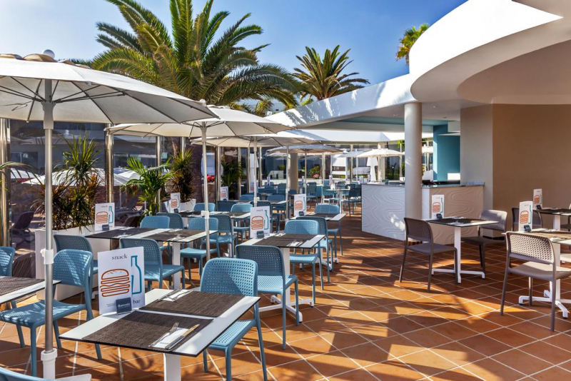 Стул пластиковый Bora Bistrot, голубой