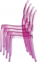 Стул прозрачный детский Siesta Contract Baby Elizabeth поликарбонат розовый Фото 26