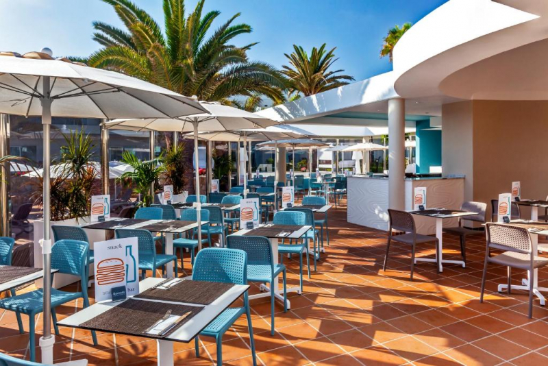 Стул пластиковый Bora Bistrot, голубой