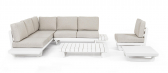 Комплект лаунж мебели Garden Relax Infinity алюминий, олефин белый, бежевый Фото 17