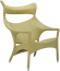 Кресло лаунж плетеное JANUS et Cie Amari алюминий, искусственный ротанг бамбуковый зеленый Фото 5