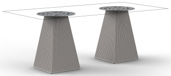 Подстолье пластиковое двойное-thumbs-Фото1