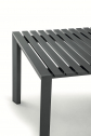 Стол металлический раздвижной Grattoni Stromboli алюминий антрацит Фото 4
