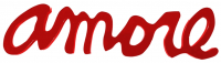Фигура пластиковая Надпись Amore Message