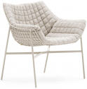 Лаунж-кресло металлическое с подушкой Varaschin Summer Set сталь, ткань Фото 1